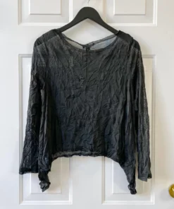 Kozan Mila Topper, Black Crinkle