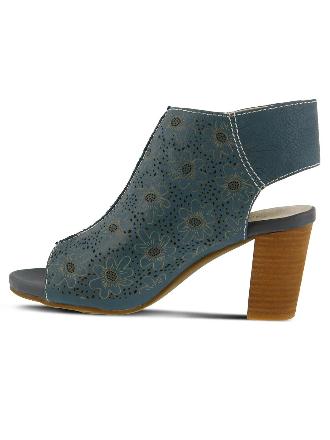 L'Artiste Fab Sling Back Mule - Blue L'Artiste