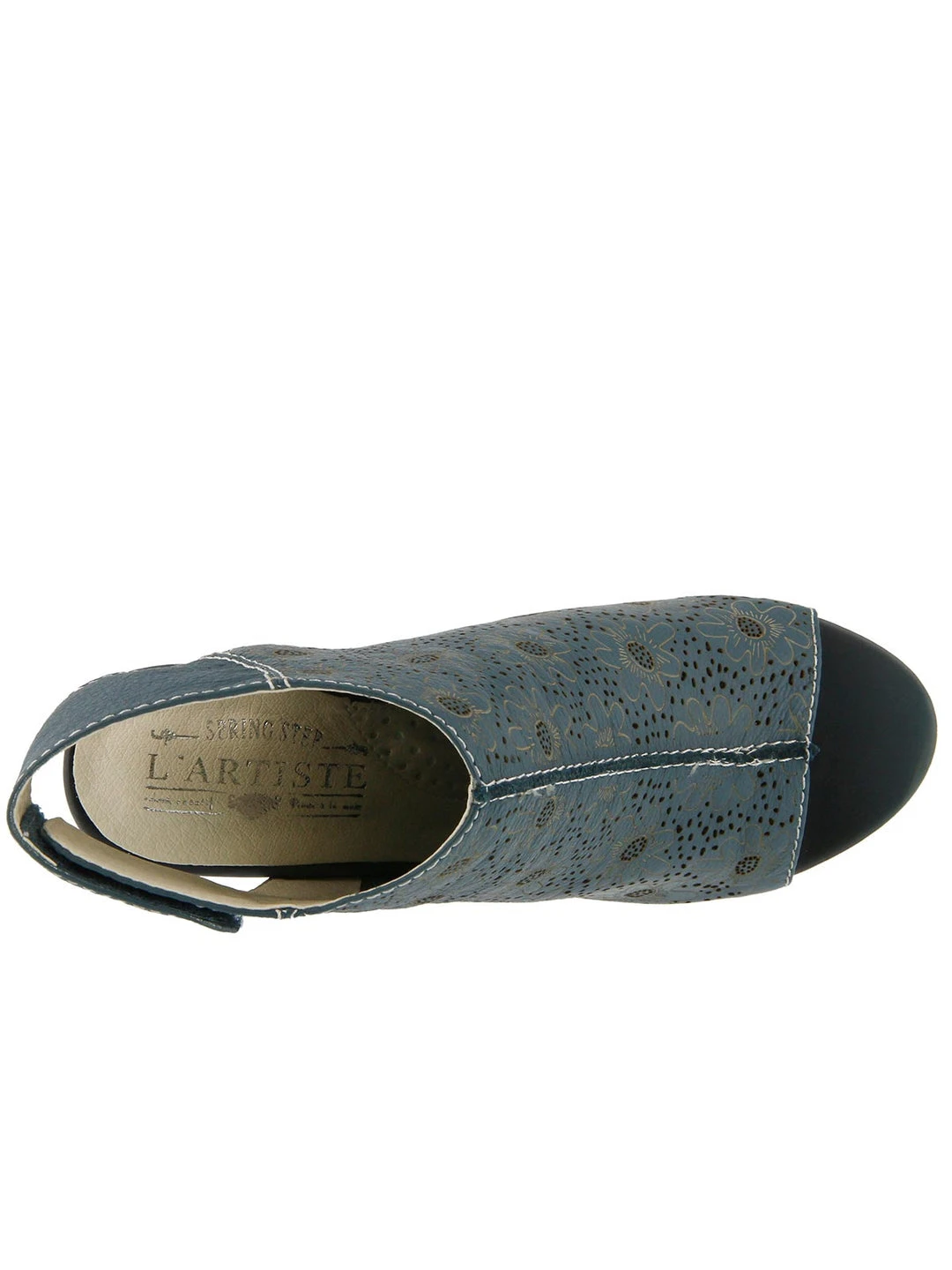 L'Artiste Fab Sling Back Mule - Blue L'Artiste