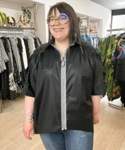 Link Leda Shirt, Black LINK Studio