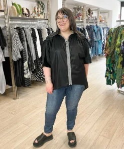 Link Leda Shirt, Black LINK Studio