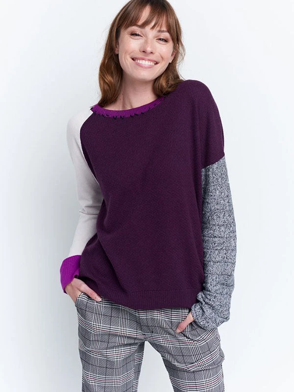 Lisa Todd Lisa Todd Misfit Sweater, Berry Bomb