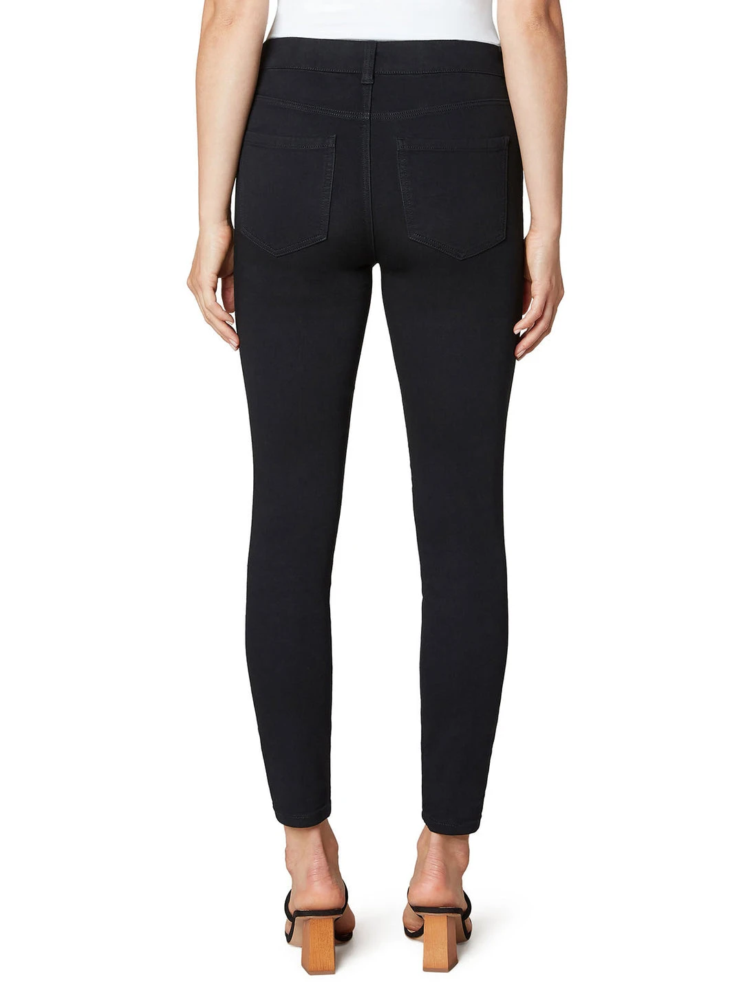 Liverpool Los Angeles Gia Glider Ankle Skinny, Black Rinse Liverpool Los Angeles