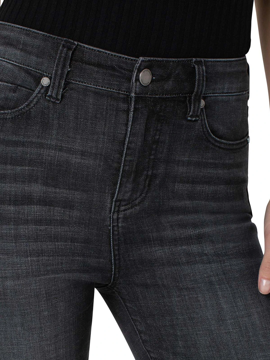 Liverpool Los Angeles Liverpool Los Angeles Abby High Rise Ankle Skinny With Shredded Hem, Alpine View