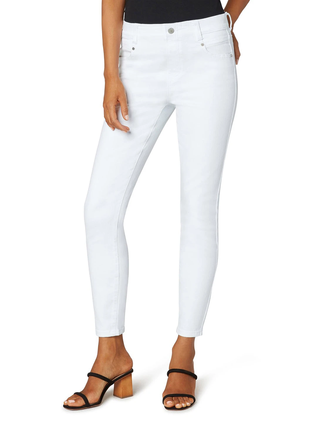 Liverpool Los Angeles Liverpool Los Angeles Gia Glider Ankle Skinny, Bright White