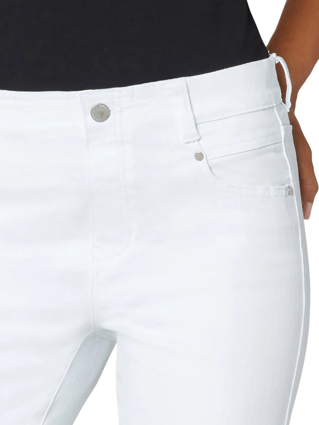 Liverpool Los Angeles Liverpool Los Angeles Gia Glider Ankle Skinny, Bright White