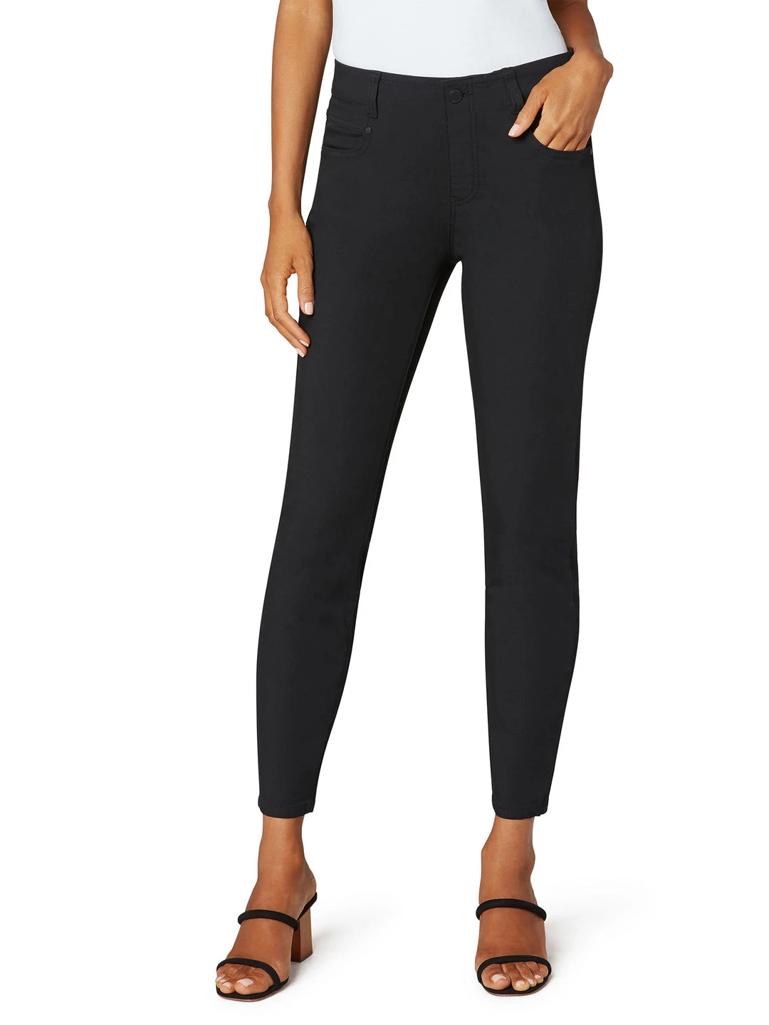 Liverpool Los Angeles Gia Glider Ankle Skinny, Black Liverpool Los Angeles