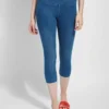 Lysse Denim Capri, Mid Wash