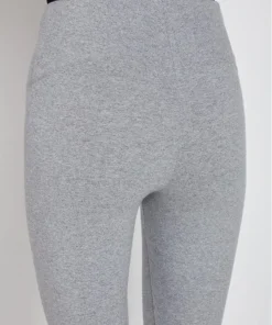 Lysse Lysse Flattering Cotton Crop Legging, Grey Melange