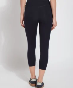 Lysse Lysse Flattering Cotton Crop Legging, Midnight