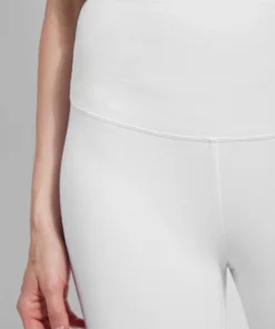 Lysse Flattering Cotton Crop Legging, White Lysse
