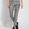 Lysse Lysse Patterned Matilda Foil Leggings, Sterling Snake