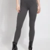 Lysse Ponte Signature Center Seam Legging, Charcoal Lysse