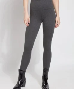 Lysse Ponte Signature Center Seam Legging, Charcoal Lysse