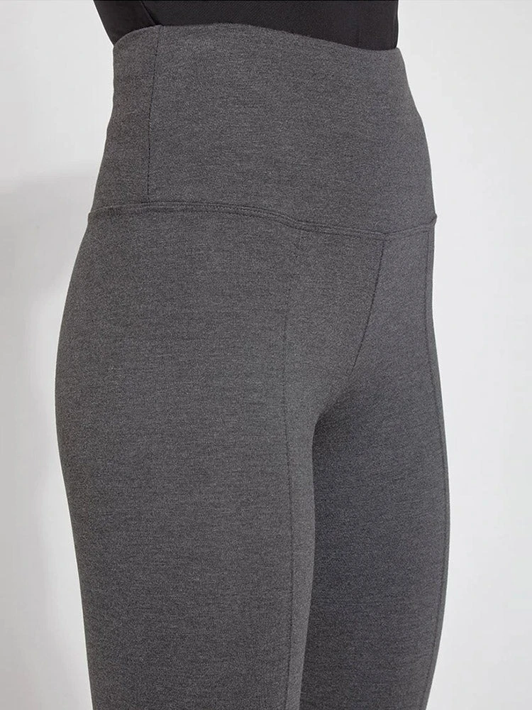 Lysse Ponte Signature Center Seam Legging, Charcoal Lysse
