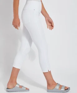 Lysse Lysse Toothpick Denim Capri, White