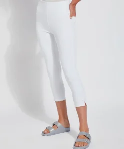 Lysse Lysse Toothpick Denim Capri, White