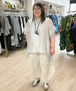 M Square M Square Long Side Top, Platinum