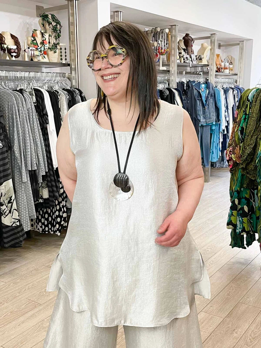 M Square Tank, Platinum M Square