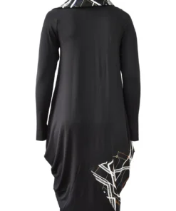 NY 77 NY 77 Embroidered Accent Dress, Black/Multi