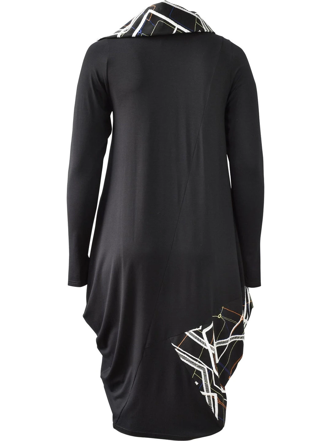 NY 77 NY 77 Embroidered Accent Dress, Black/Multi