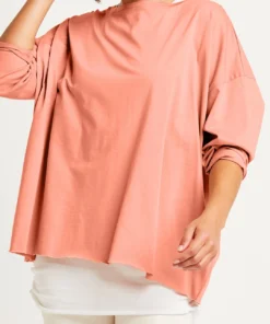 Planet Boxy Tee, Peachy