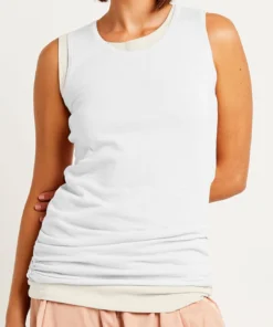 Planet Luxury Tank, White Planet