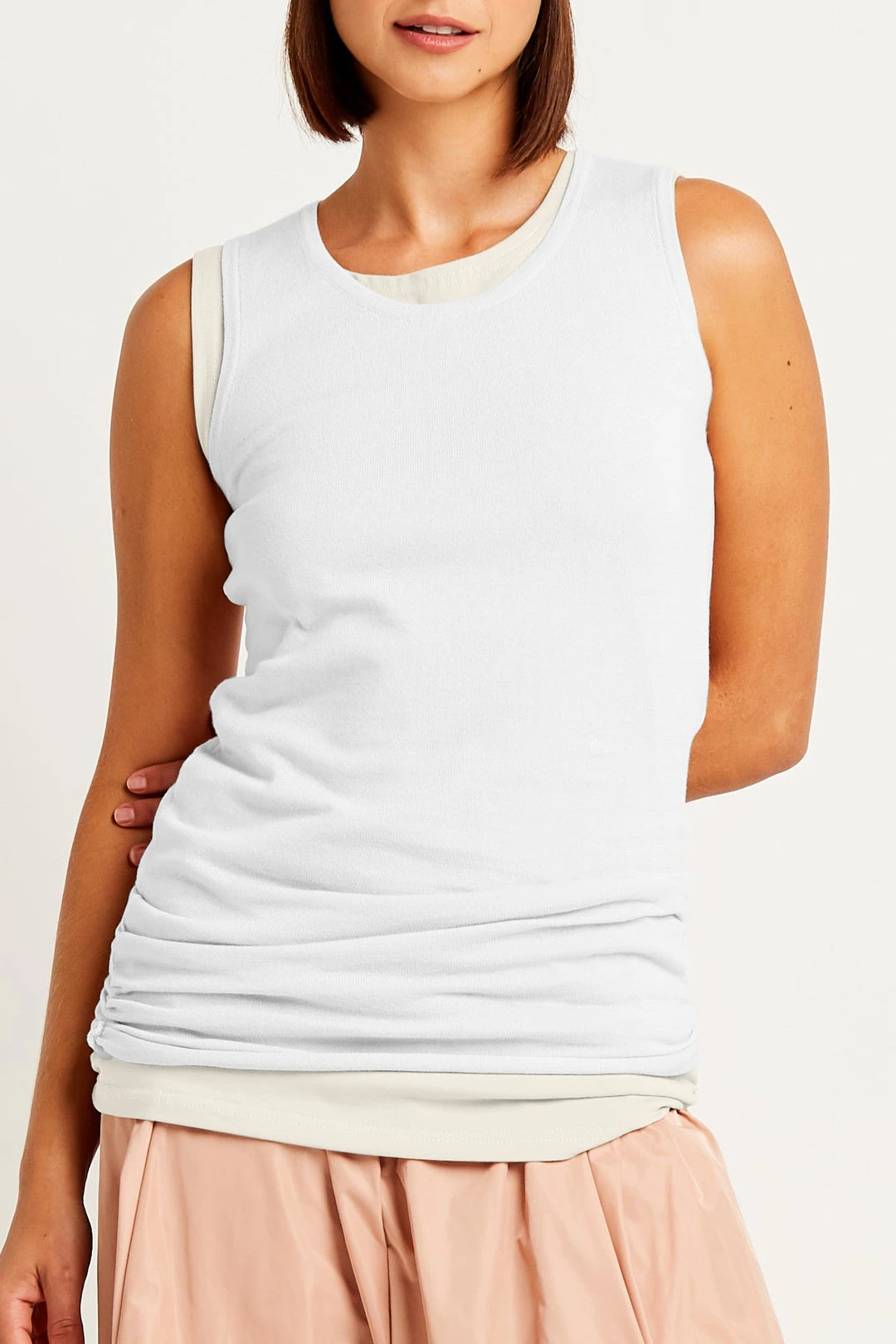 Planet Luxury Tank, White Planet
