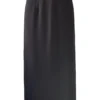 Q'Neel Ponte Knit Back Zip Skirt, Black Q'Neel