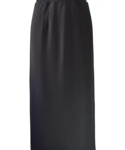 Q'Neel Ponte Knit Back Zip Skirt, Black Q'Neel