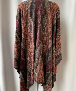 Rapti Fashion Rapti Fashion Cashmere Reversible Ruana, Sante Fe Mix