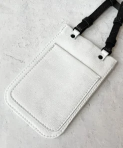 Riel Cell Phone Sling Crossbody Bag, White