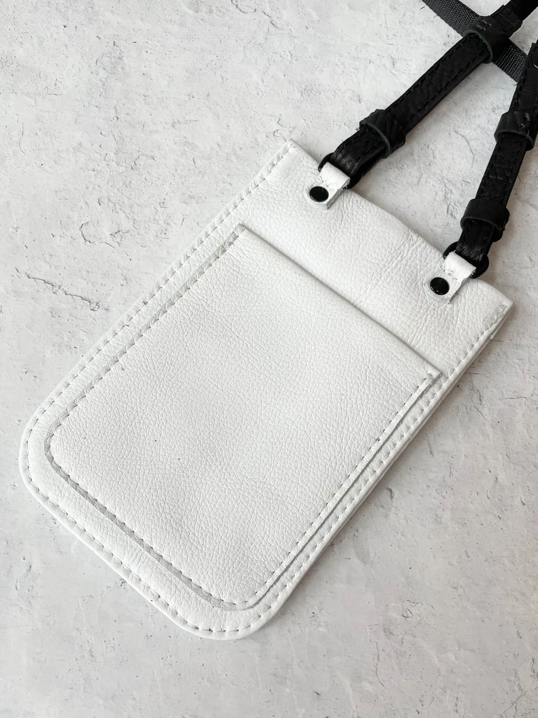 Riel Cell Phone Sling Crossbody Bag, White