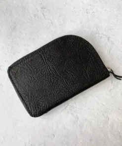 Riel Large Zipper Wallet, Black Riel