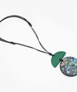 Sylca Designs Sylca Designs Addison Pendant Necklace, Green