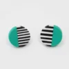 Sylca Designs Sylca Designs Chloe Stud Earrings, Ocean
