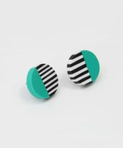 Sylca Designs Sylca Designs Chloe Stud Earrings, Ocean
