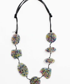 Sylca Designs Jillian Confetti Statement Necklace, Multi