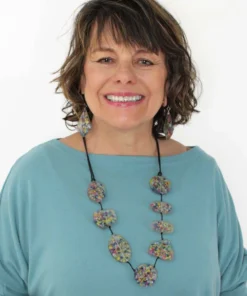 Sylca Designs Jillian Confetti Statement Necklace, Multi