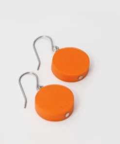 Sylca Designs Sophie Earrings, Orange