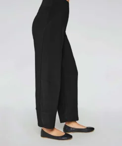 Sympli Angle Seam Lantern Pant, Black