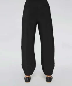Sympli Angle Seam Lantern Pant, Black
