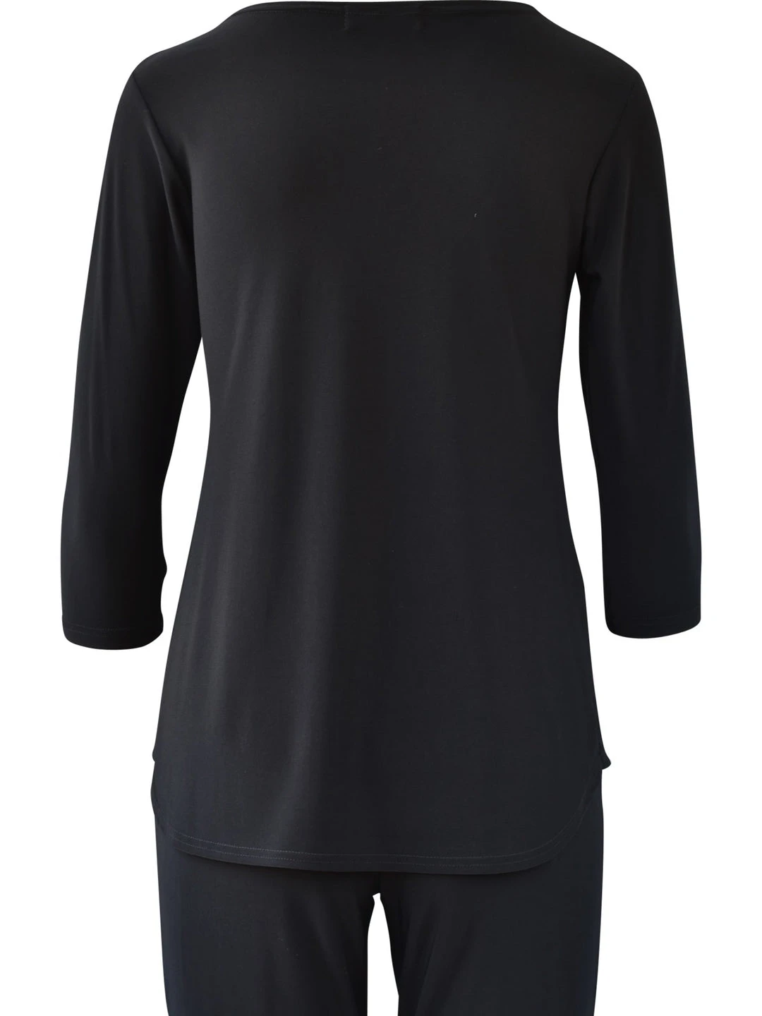 Sympli Go To Classic T Relax, 3/4 Sleeve, Black