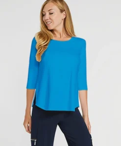 Sympli Go To Classic T Relax, 3/4 Sleeve, Splash
