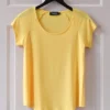 Sympli Go To Raglan T, Lemon