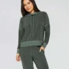 Sympli Sympli Motion Sweatshirt, Melange Olive