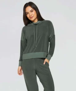 Sympli Sympli Motion Sweatshirt, Melange Olive