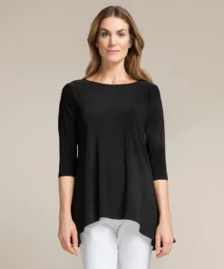 Sympli Sympli True T, 3/4 Sleeve, Black