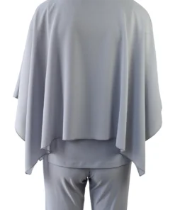 Sympli Whisper Boxy Top, Silver