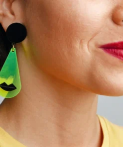 Michaela Malin Michaela Malin Tippa Earrings, Neon Green